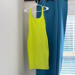 Zara lime bodycon midi